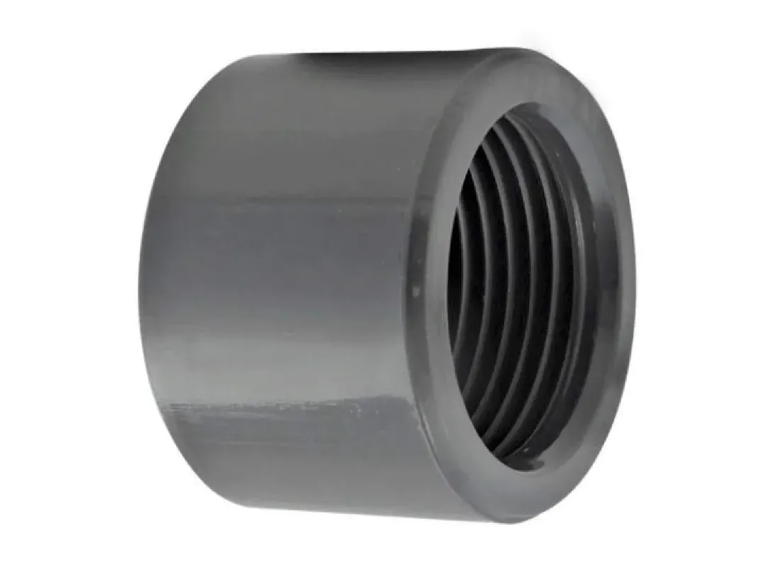 PVC pressure reducer, male for gluing, female for screwing