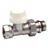 Straight thermostatic body