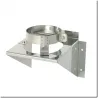 Adjustable stainless steel wall bracket