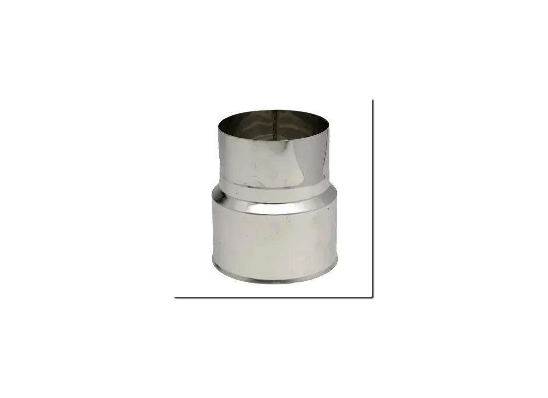 Stainless steel reducer for tubing start on Tee or rigid pipe