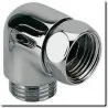 Male-female elbow chrome