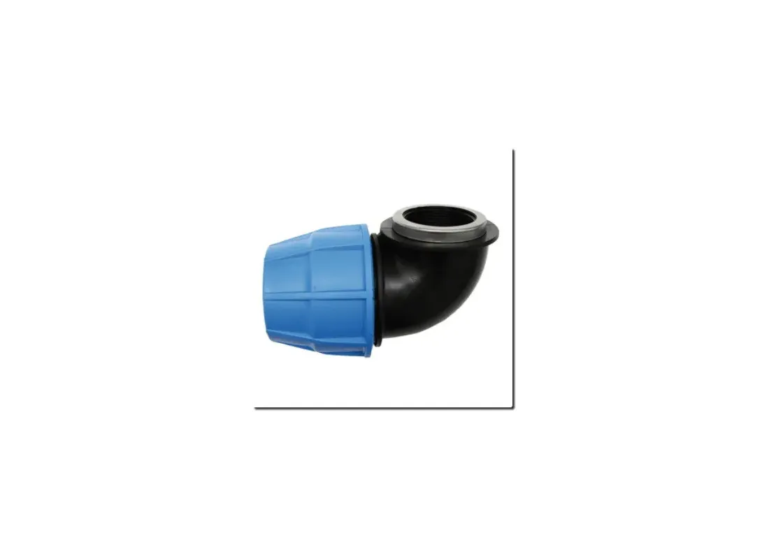 90° Female elbow with threaded outlet