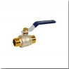 Blue flat handle for FF/MM or MF valve