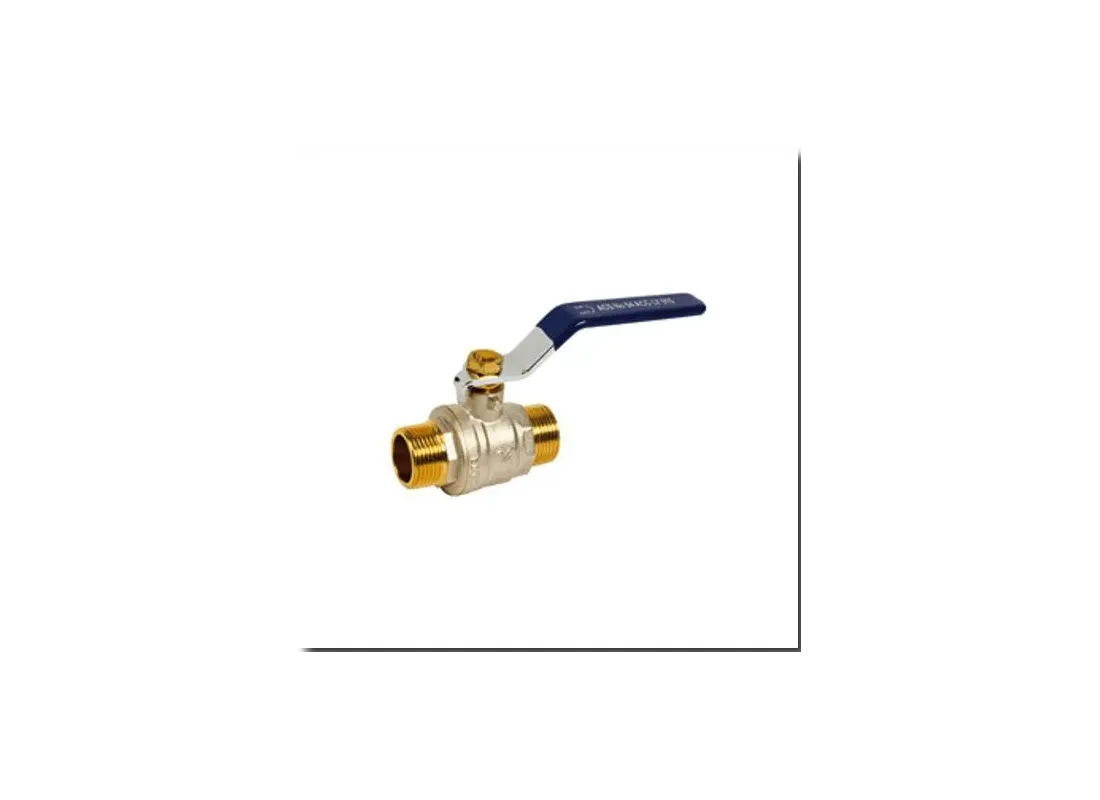 Blue flat handle for FF/MM or MF valve