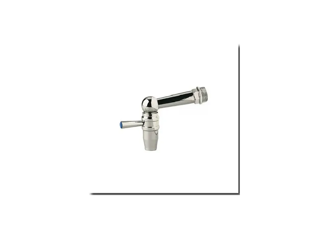 Chrome plated 1/4 turn tap