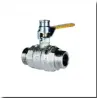 Gas shut-off valve with handle 2013