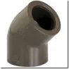 Coude 45° femelle/femelle PVC HTA