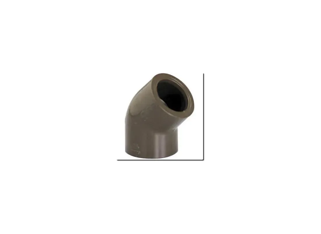 Elbow 45° female/female PVC HTA