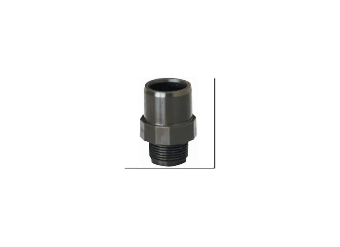 Male spigot PVC thread with PVC HTA reinforcement