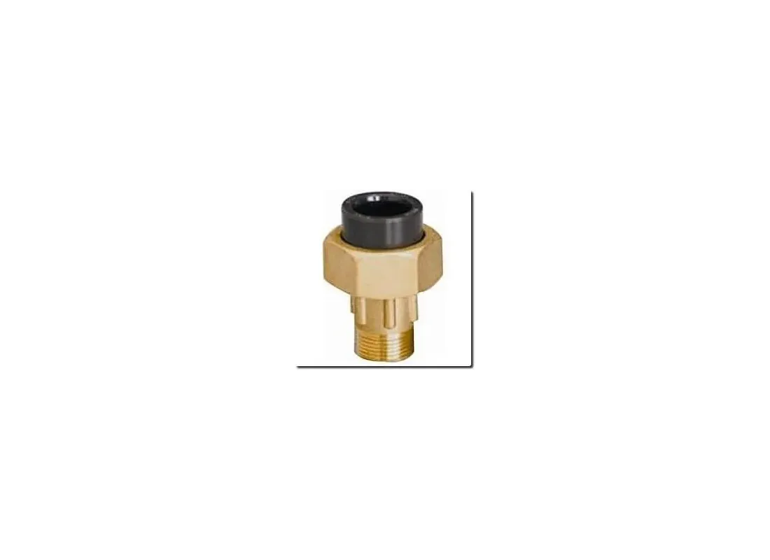 Union 3 pieces male union brass/PVC HTA