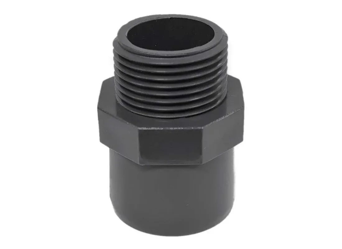 Adapter nipple male threaded PVC pressure