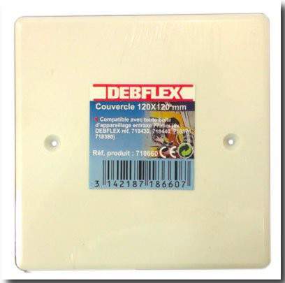 Debflex 718650 - Couvercle de boîte de dérivation carré
